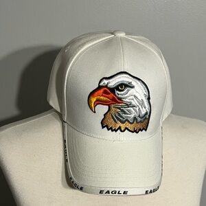 Eagle White Baseball Cap